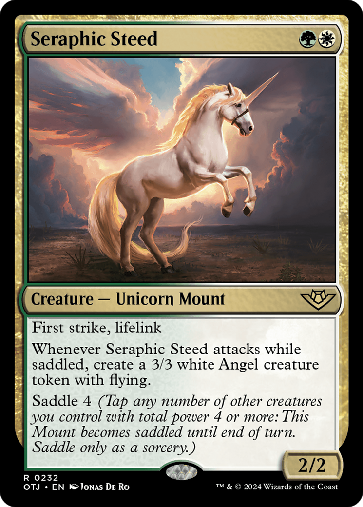 Seraphic Steed [Outlaws of Thunder Junction] | Magic Magpie