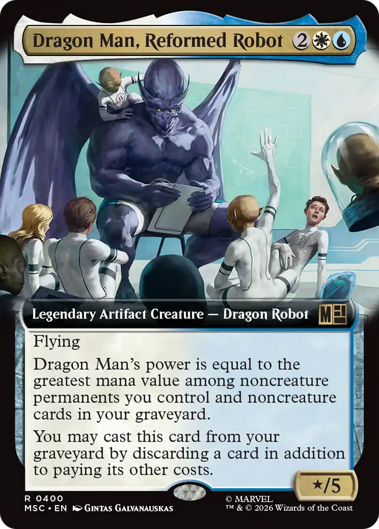 Dragon Man, Reformed Robot (Extended Art) [Marvel Super Heroes Commander] | Magic Magpie