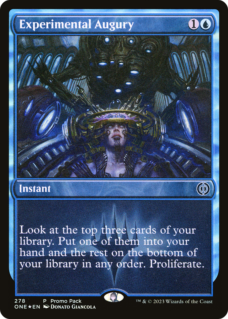 Experimental Augury (Promo Pack) [Phyrexia: All Will Be One Promos] | Magic Magpie