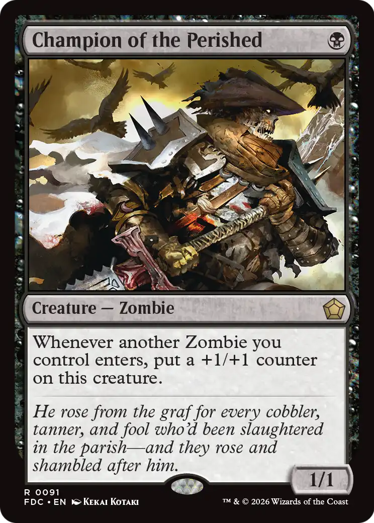 Champion of the Perished [Foundations Commander] | Magic Magpie