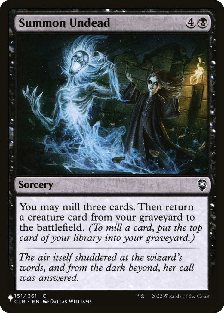 Summon Undead [The List Reprints] | Magic Magpie