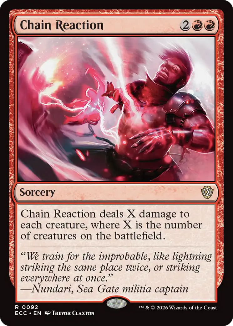 Chain Reaction [Lorwyn Eclipsed Commander] | Magic Magpie