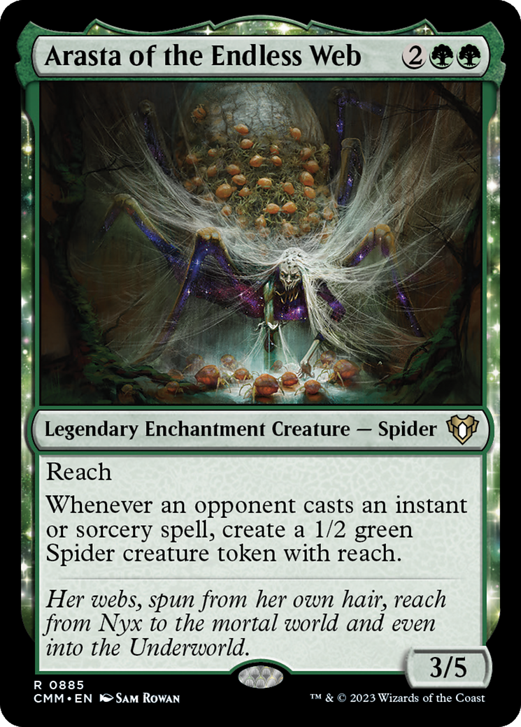 Arasta of the Endless Web [Commander Masters] | Magic Magpie