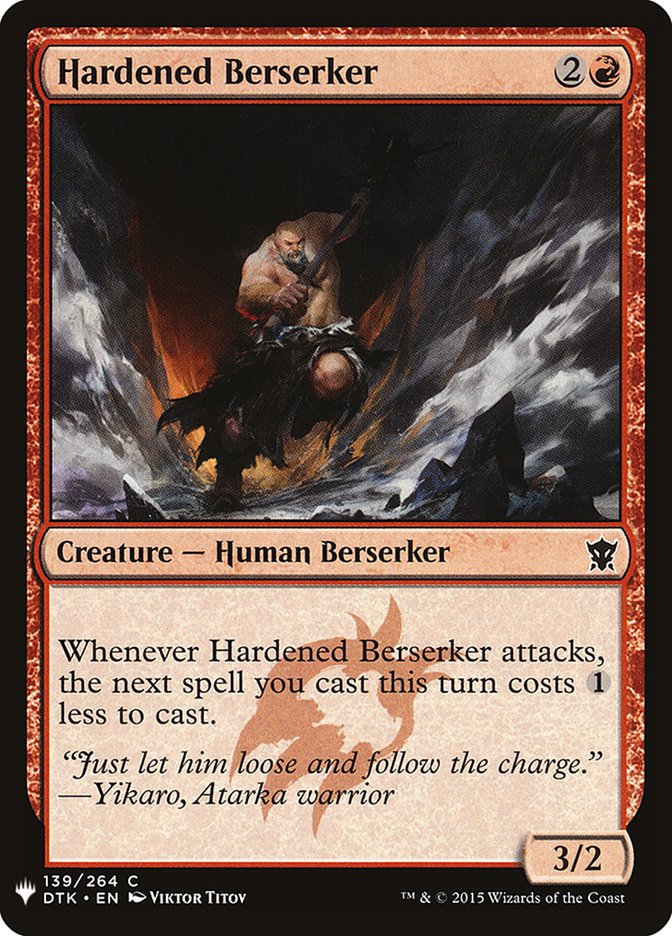 Hardened Berserker [Mystery Booster] | Magic Magpie