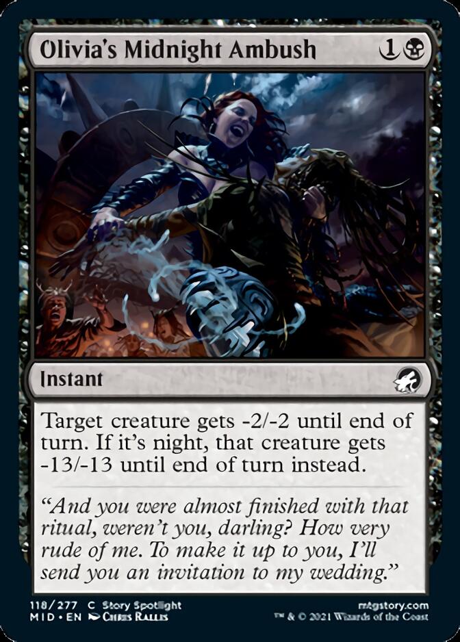 Olivia's Midnight Ambush [Innistrad: Midnight Hunt] | Magic Magpie