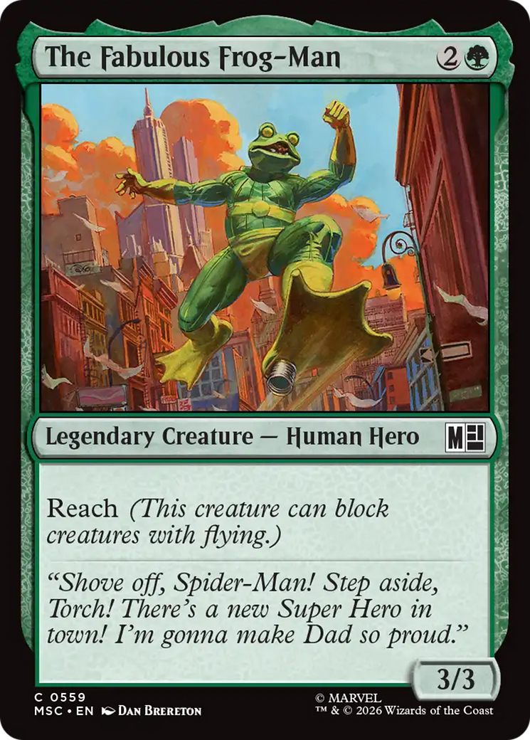 The Fabulous Frog-Man [Marvel Super Heroes Commander] | Magic Magpie