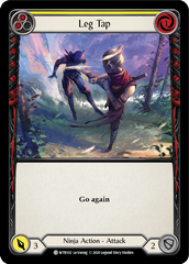 Leg Tap (Yellow) [U-WTR102] (Welcome to Rathe Unlimited)  Unlimited Rainbow Foil | Magic Magpie
