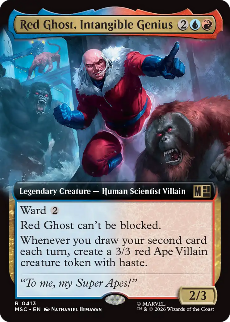 Red Ghost, Intangible Genius (Extended Art) [Marvel Super Heroes Commander] | Magic Magpie