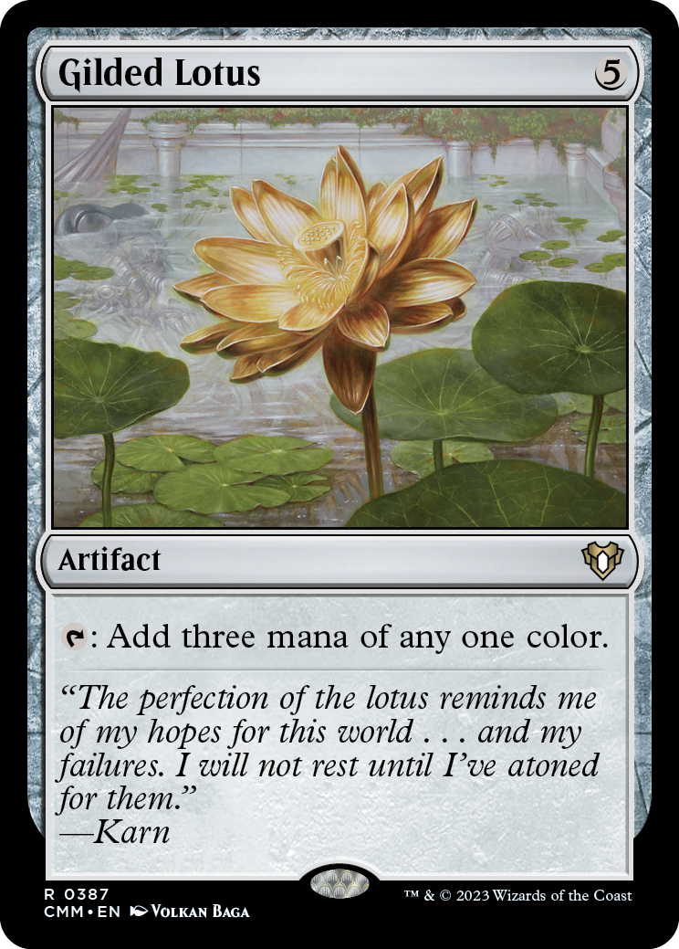 Gilded Lotus [Commander Masters] | Magic Magpie