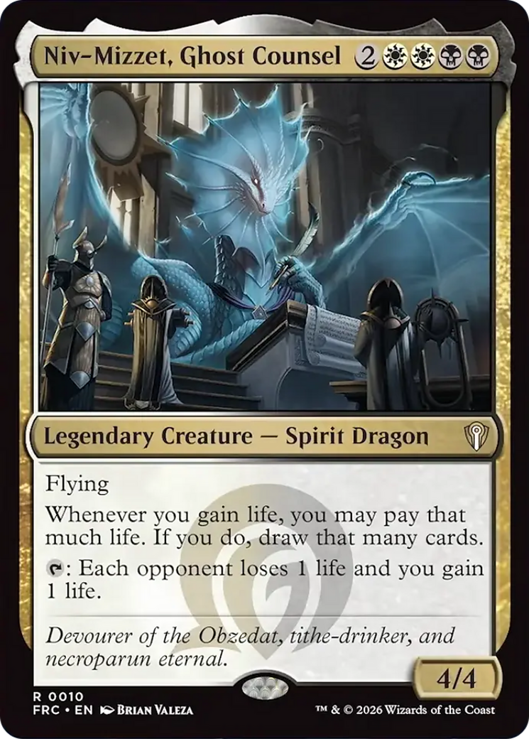 Niv-Mizzet, Ghost Counsel [Reality Fracture Commander] | Magic Magpie