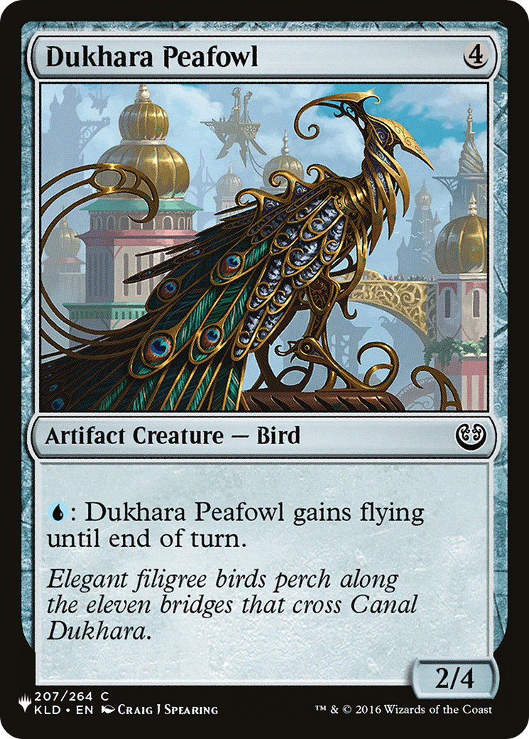 Dukhara Peafowl [The List Reprints] | Magic Magpie