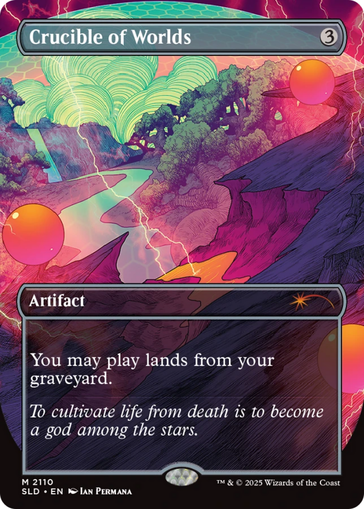 Crucible of Worlds (Galaxy Foil) [Secret Lair Drop Series] | Magic Magpie