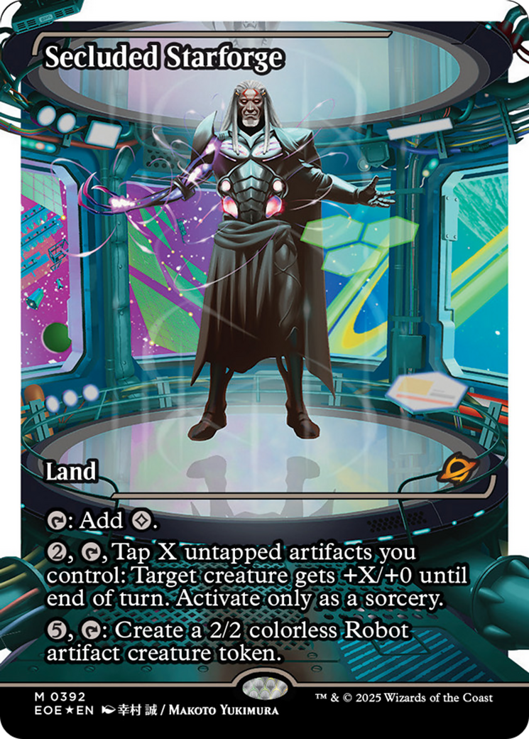 Secluded Starforge (Showcase) (Fracture Foil) [Edge of Eternities] | Magic Magpie