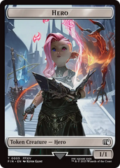 Hero (0005) // Food Double-Sided Token [FINAL FANTASY Tokens] | Magic Magpie