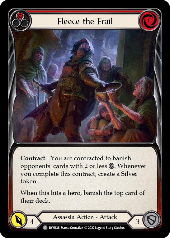 Fleece the Frail (Red) [DYN136] (Dynasty) | Magic Magpie
