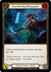 Freewheeling Renegades (Yellow) [OUT211] (Outsiders)  Rainbow Foil | Magic Magpie