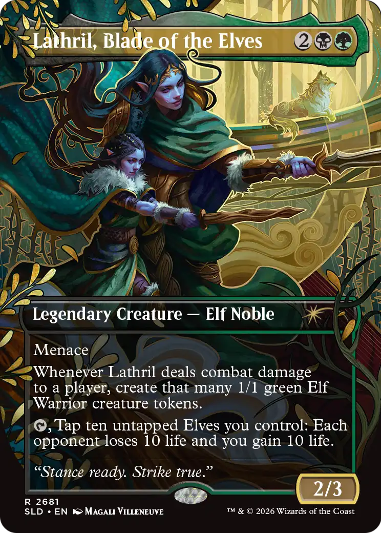 Lathril, Blade of the Elves [Secret Lair Drop Series] | Magic Magpie