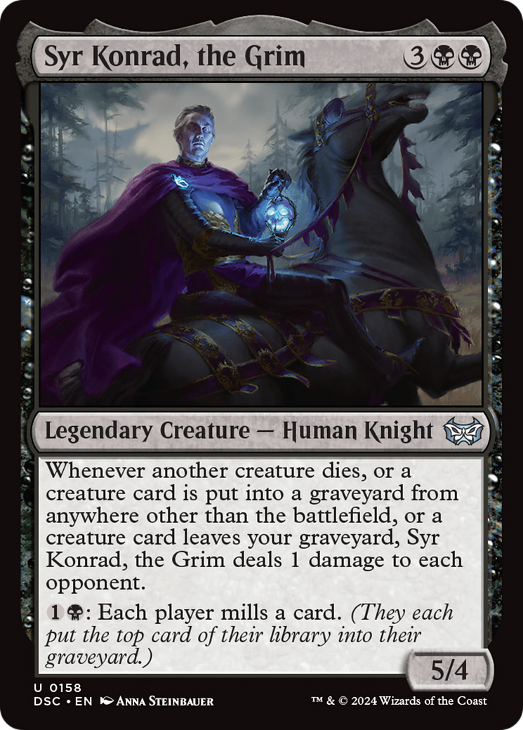 Syr Konrad, the Grim [Duskmourn: House of Horror Commander] | Magic Magpie