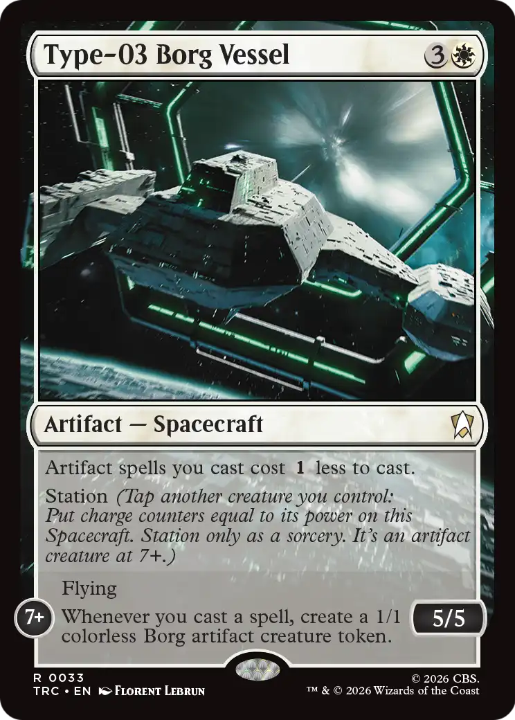 Type-03 Borg Vessel (Surge Foil) [Star Trek Commander] | Magic Magpie