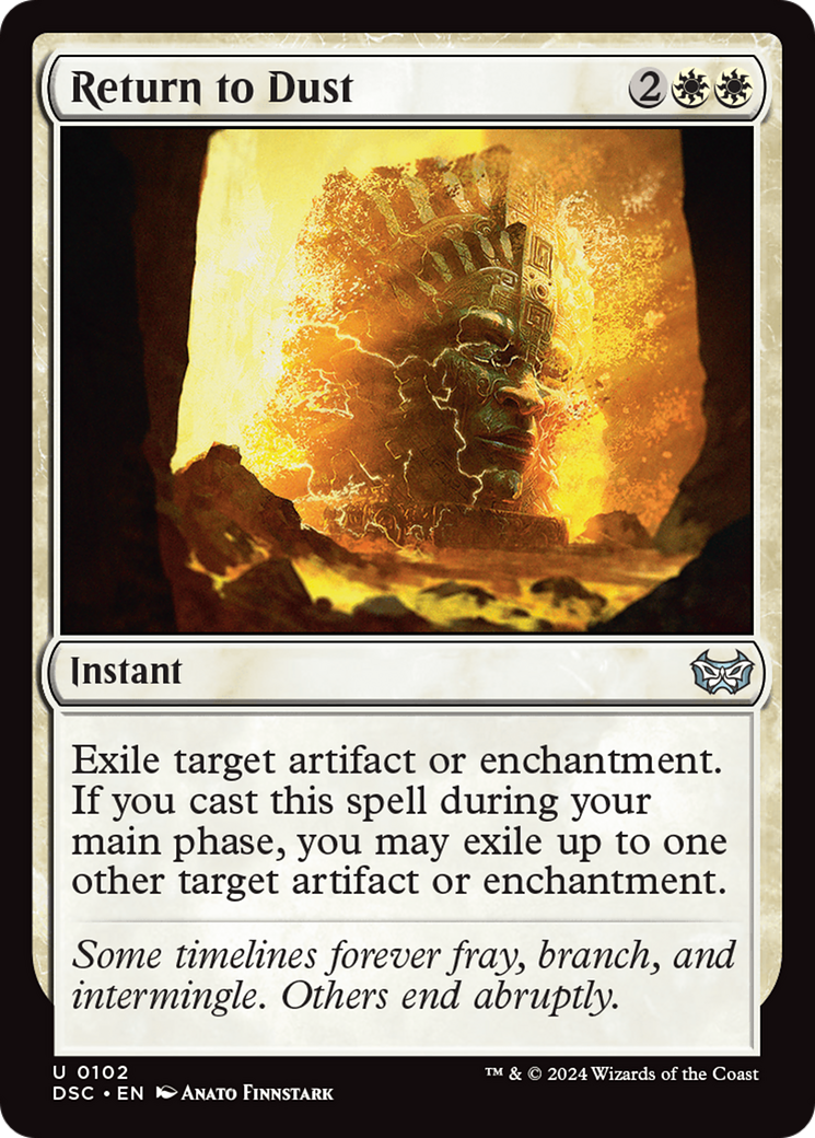 Return to Dust [Duskmourn: House of Horror Commander] | Magic Magpie