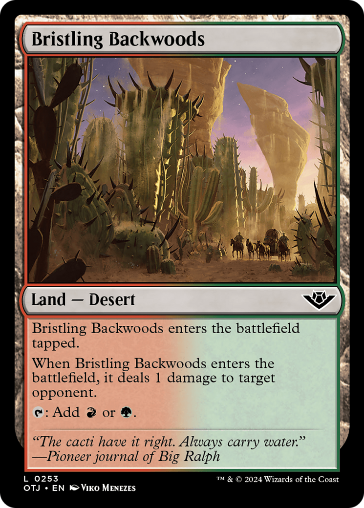 Bristling Backwoods [Outlaws of Thunder Junction] | Magic Magpie