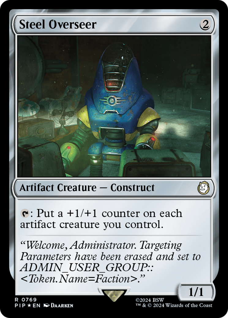 Steel Overseer (Surge Foil) [Fallout] | Magic Magpie