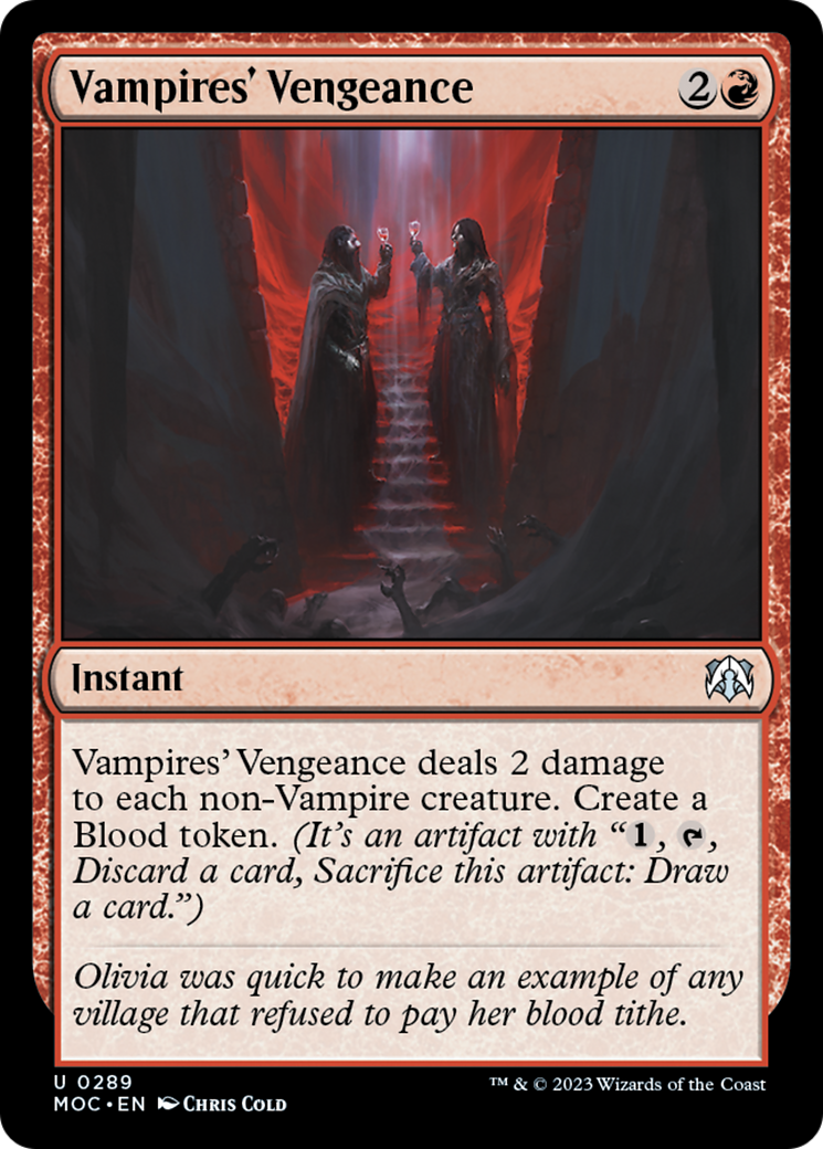 Vampires' Vengeance [March of the Machine Commander] | Magic Magpie