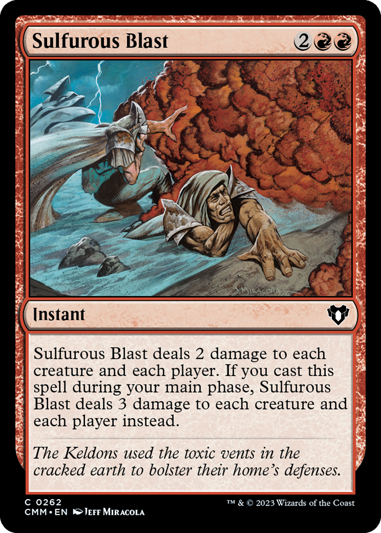 Sulfurous Blast [Commander Masters] | Magic Magpie