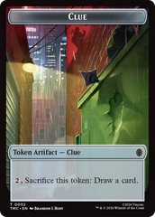 Ooze // Clue Double-Sided Token [Teenage Mutant Ninja Turtles Commander Tokens] | Magic Magpie