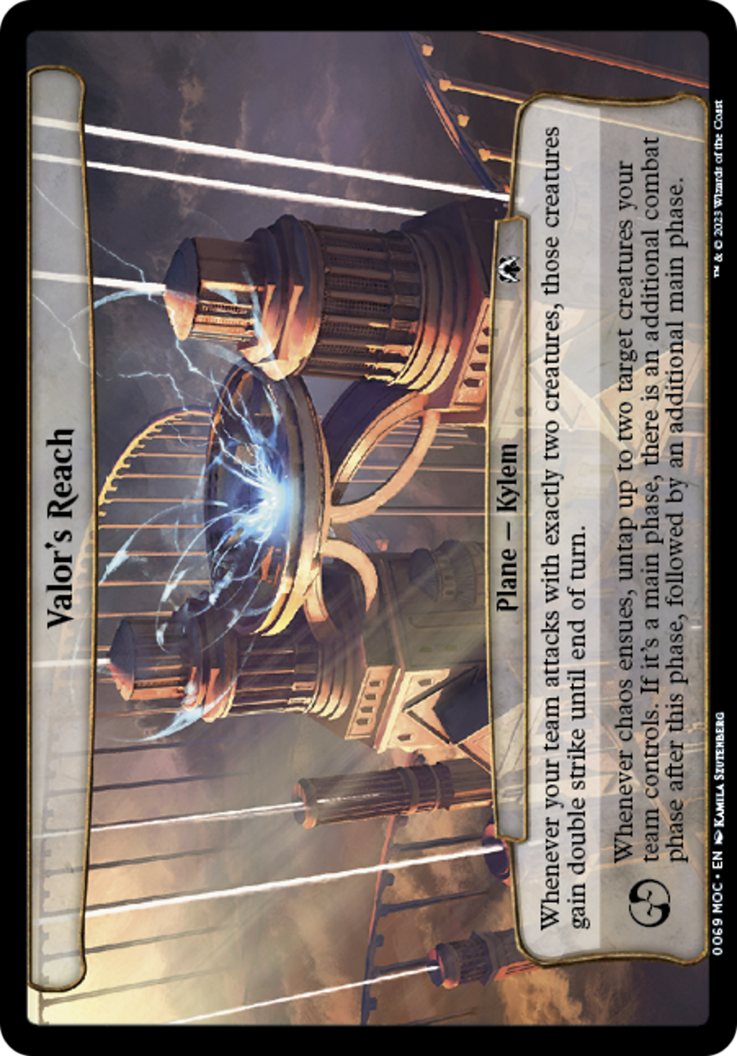 Valor's Reach [March of the Machine Commander] | Magic Magpie