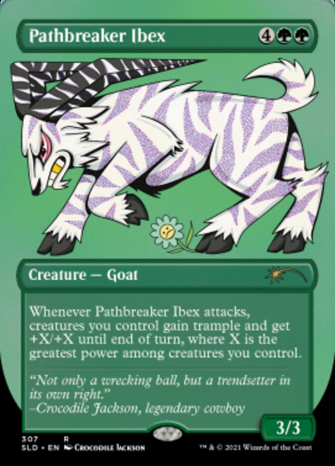 Pathbreaker Ibex (Borderless) [Secret Lair Drop Series] | Magic Magpie