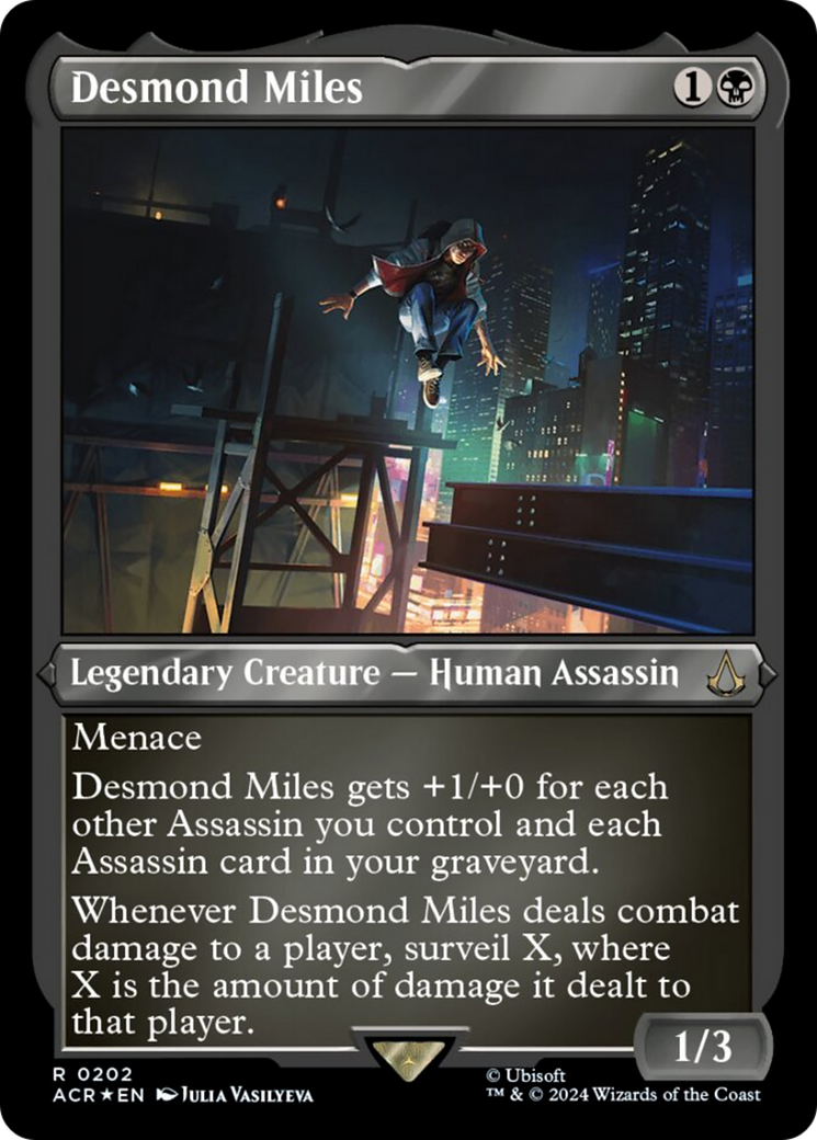 Desmond Miles (Foil Etched) [Assassin's Creed] | Magic Magpie