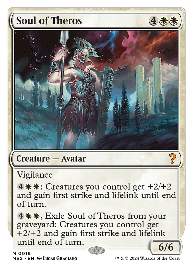 Soul of Theros (White Border) [Mystery Booster 2] | Magic Magpie