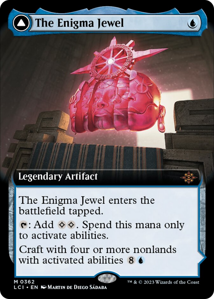 The Enigma Jewel // Locus of Enlightenment (Extended Art) [The Lost Caverns of Ixalan] | Magic Magpie