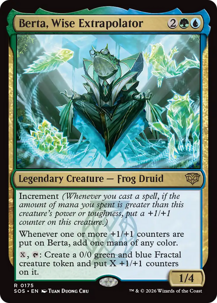 Berta, Wise Extrapolator [Secrets of Strixhaven] | Magic Magpie