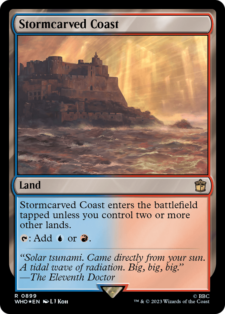 Stormcarved Coast (Surge Foil) [Doctor Who] | Magic Magpie