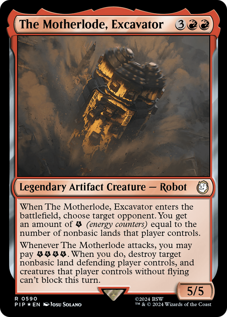 The Motherlode, Excavator (Surge Foil) [Fallout] | Magic Magpie