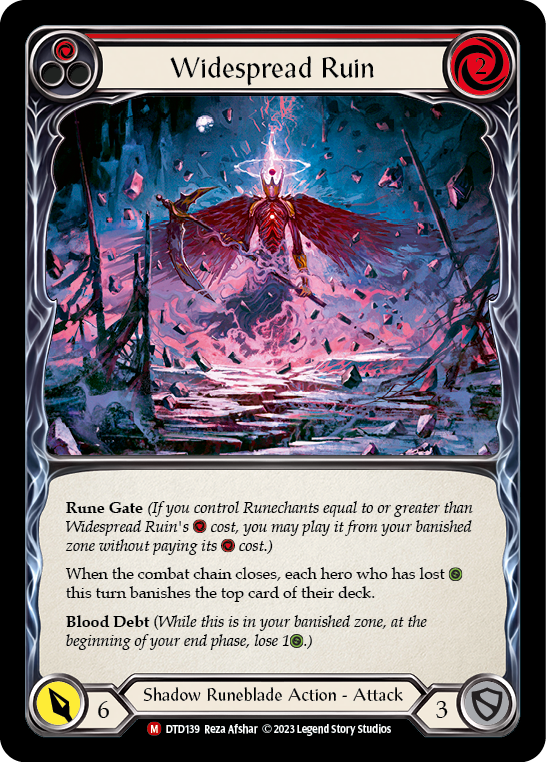 Widespread Ruin [DTD139] (Dusk Till Dawn)  Rainbow Foil | Magic Magpie