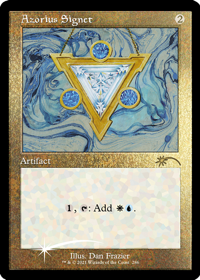 Azorius Signet (Retro) (Foil Etched) [Secret Lair Drop Series] | Magic Magpie