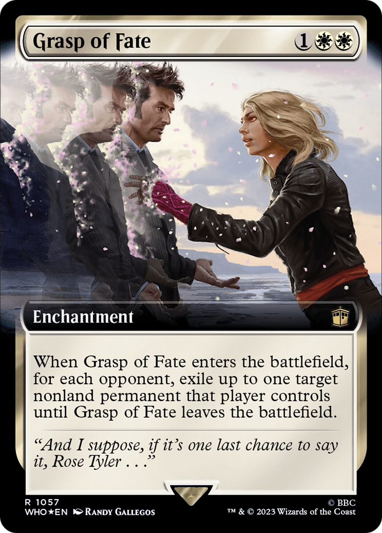 Grasp of Fate (Extended Art) (Surge Foil) [Doctor Who] | Magic Magpie