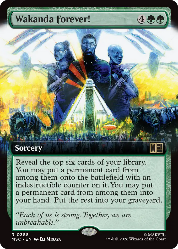 Wakanda Forever! (Extended Art) [Marvel Super Heroes Commander] | Magic Magpie