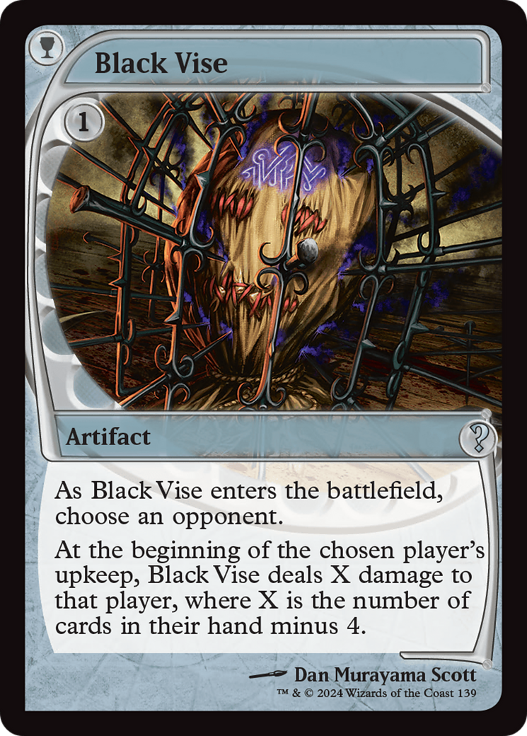 Black Vise (Future Sight) [Mystery Booster 2] | Magic Magpie