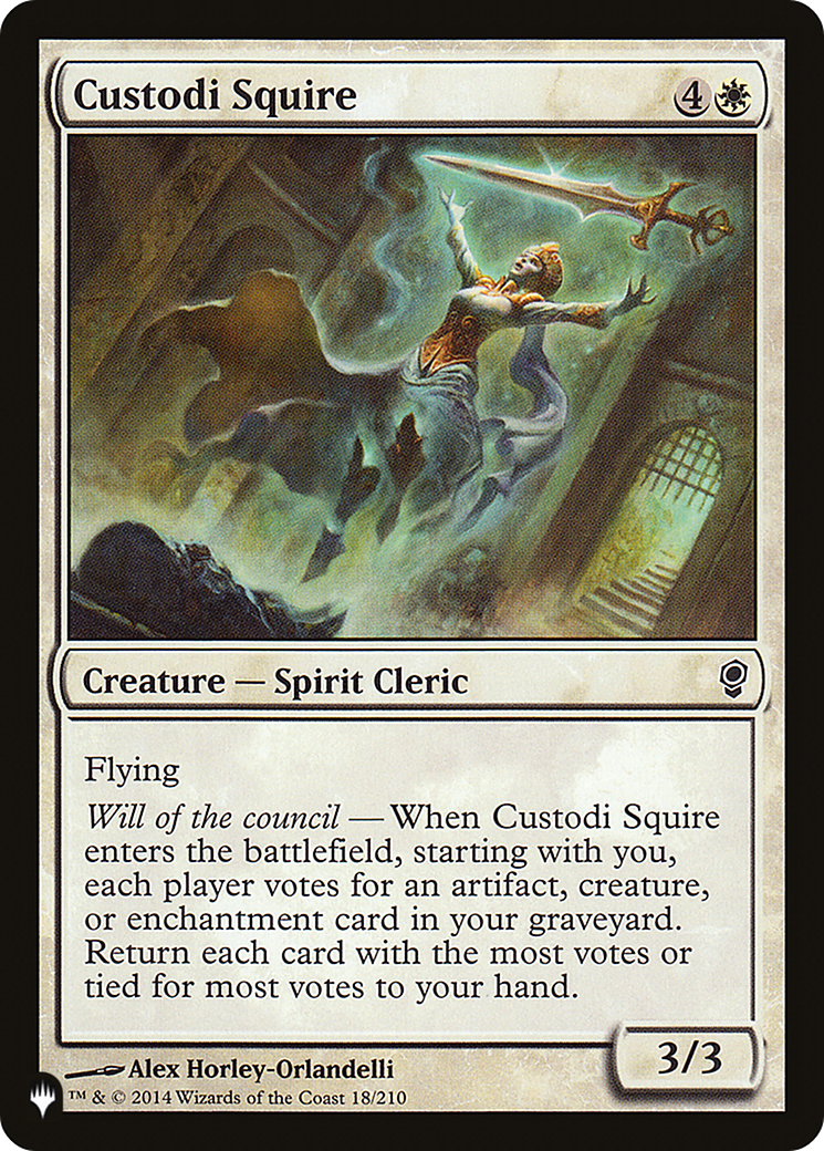 Custodi Squire [The List Reprints] | Magic Magpie