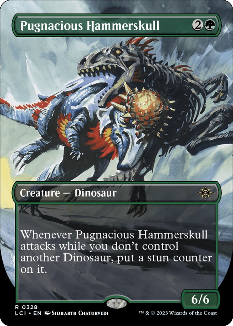 Pugnacious Hammerskull (Borderless) [The Lost Caverns of Ixalan] | Magic Magpie