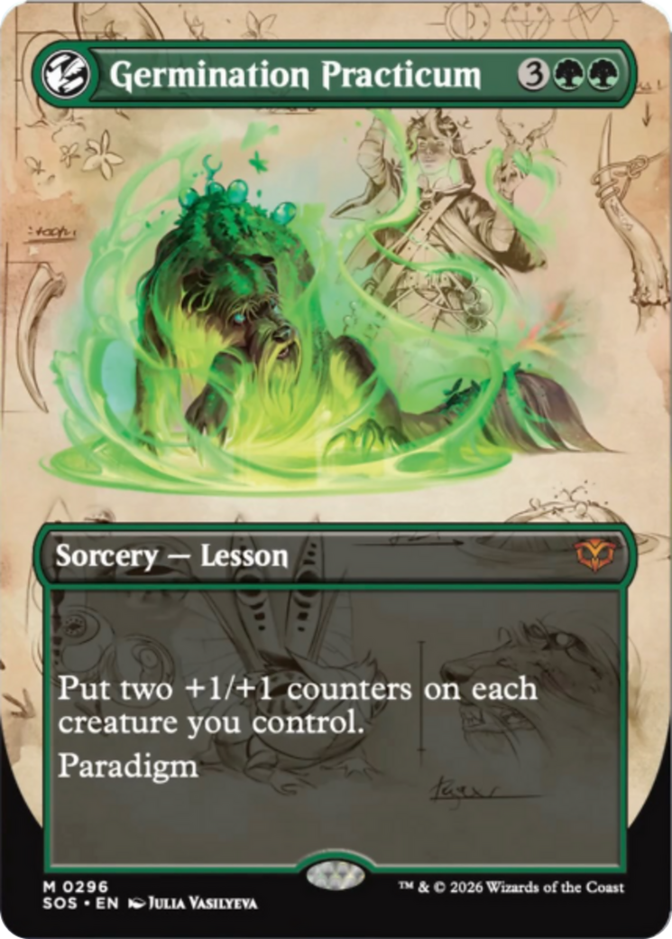 Germination Practicum (Borderless) [Secrets of Strixhaven] | Magic Magpie