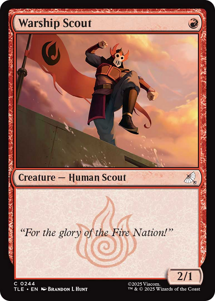 Warship scout [Avatar: The Last Airbender: Eternal-Legal] | Magic Magpie