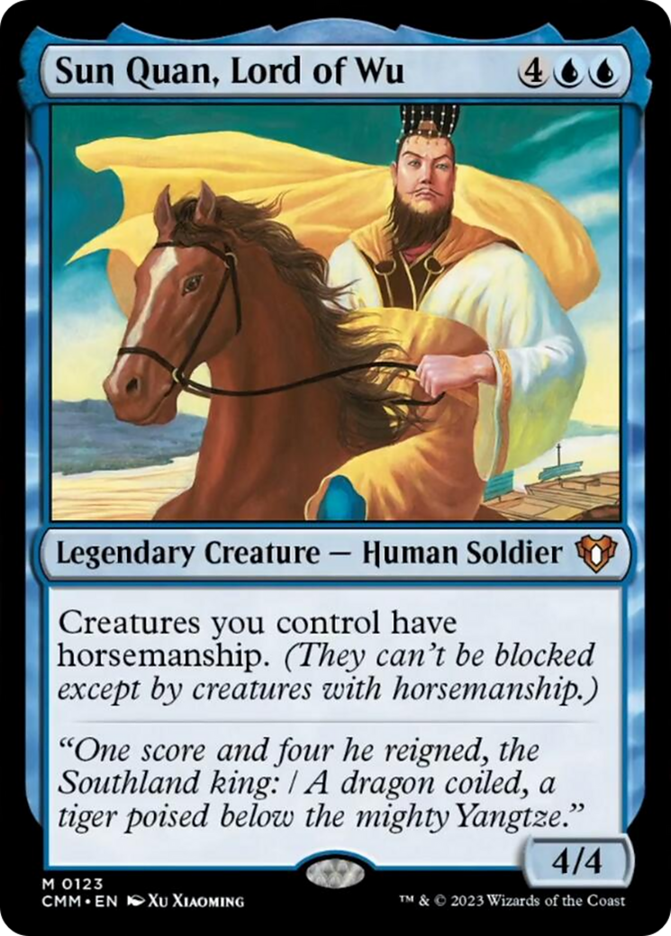 Sun Quan, Lord of Wu [Commander Masters] | Magic Magpie