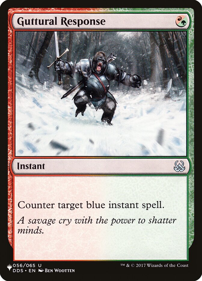 Guttural Response [The List] | Magic Magpie