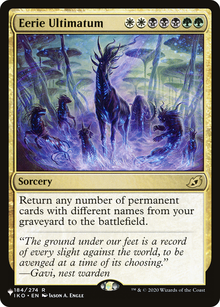 Eerie Ultimatum [The List] | Magic Magpie