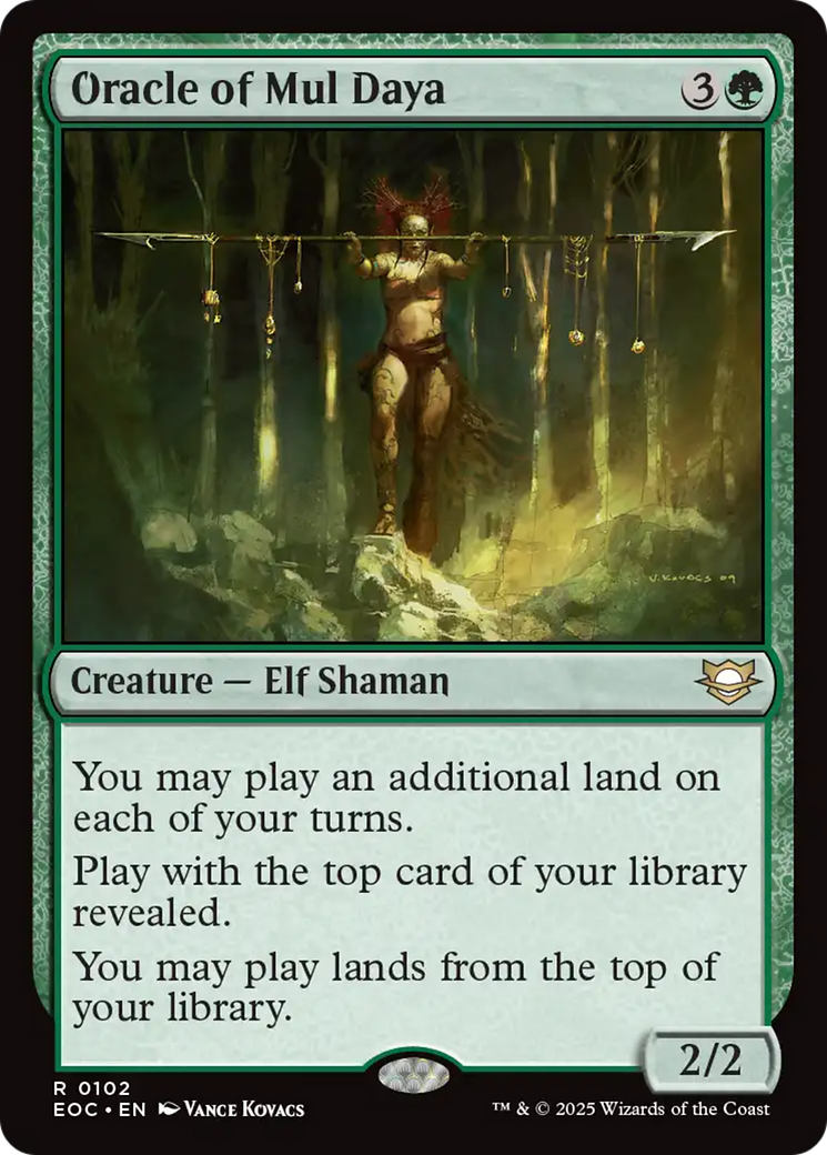 Oracle of Mul Daya [Edge of Eternities Commander] | Magic Magpie